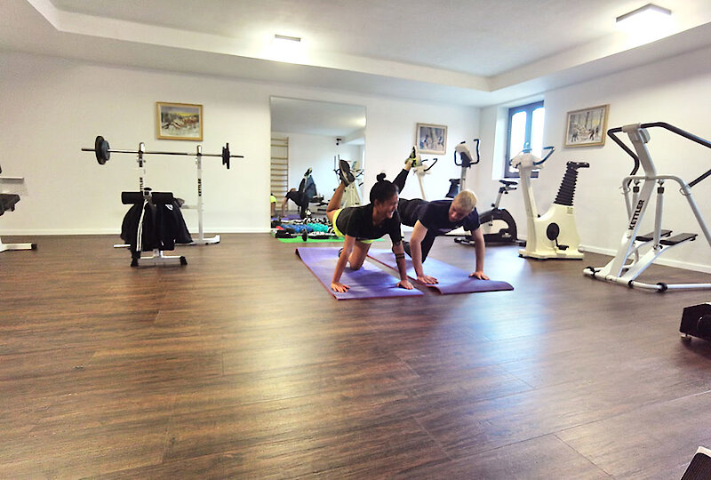 Fitnessraum im Hotel im Bayerischen Wald